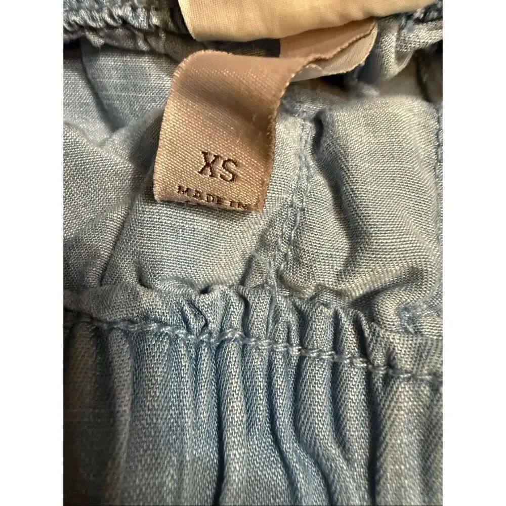 Knox Rose Womens Drawstring Elastic Waist Mid-Rise Jogger Pants Light Blue XS - Picture 7 of 12